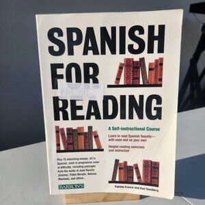 Learn Spanish Book Spanish for Reading: A Self-Instructional Course Barr…